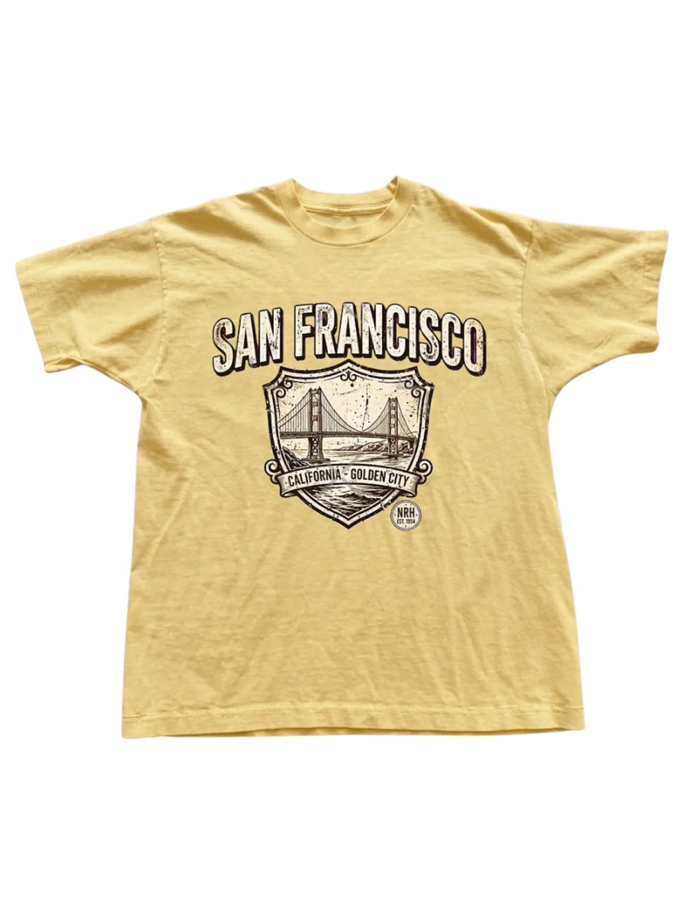 Gildan San Francisco Golden City Graphic Tee - Yellow